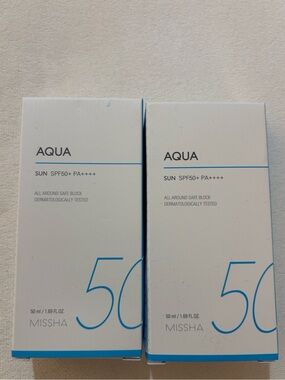 MISSHA - All-Around Safe Block Aqua Sun Gel SPF50+ / PA++++ 50ml